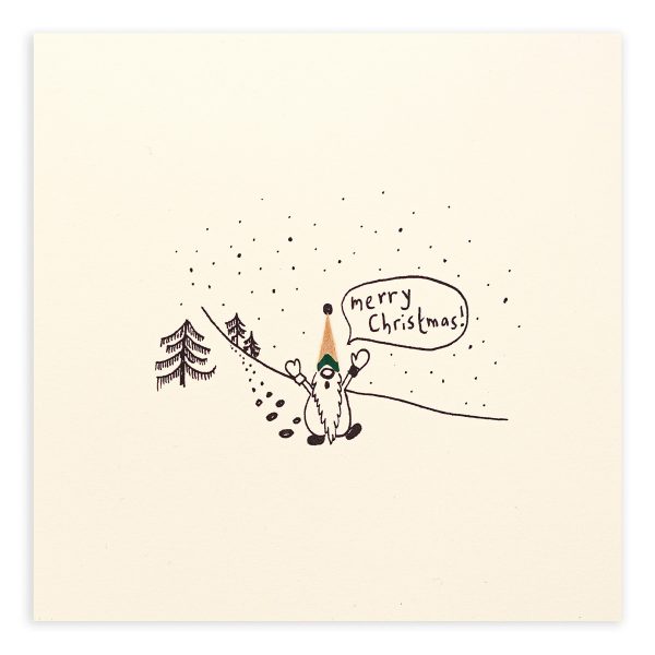 Christmas Elf Pencil Shavings Card Design by Ruth Jackson