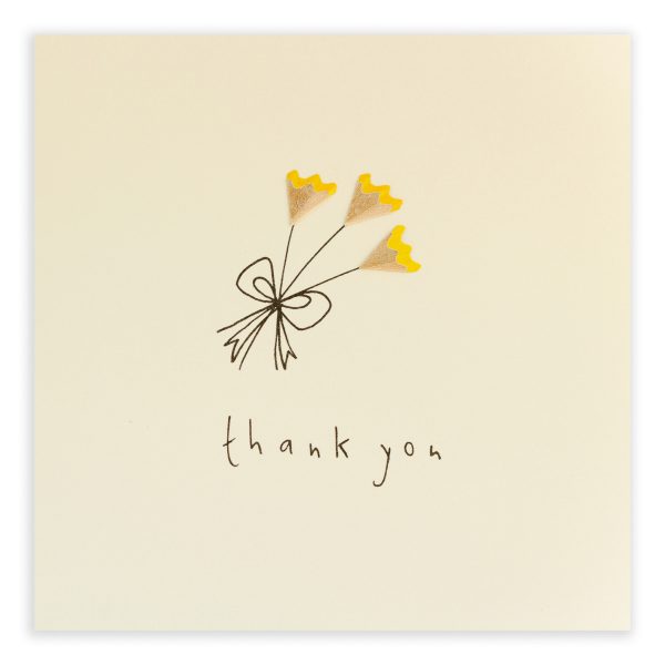Thank you Pencil Shavings Card Design by Ruth Jackson